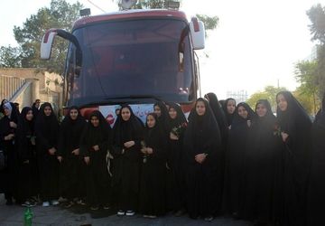 اعزام دانش‌آموزان دختر جوادآباد به راهیان نور 