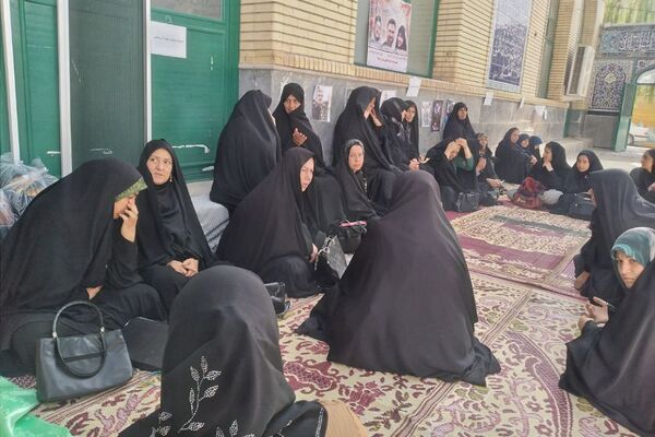 برگزاری رزمایش سراسری بسیجیان در پایگاه مسجد جامع آبسرد