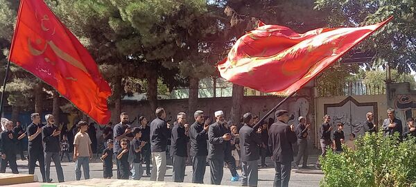 راهپیمایی جاماندگان اربعین حسینی در باخرز 
