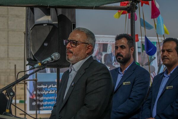 آیین خشت گذاری سه مدرسه ۱۵ کلاسه در کهریزک