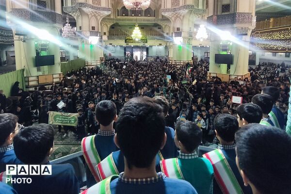 نوگلان فاطمی در آغوش حضرت عبدالعظیم حسنی (ع)