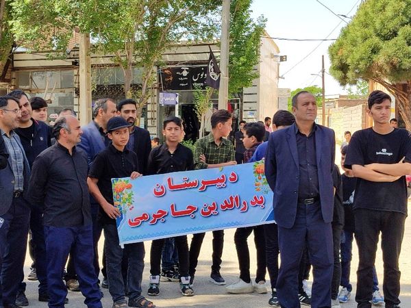 اجتماع پرشور مردم شهید پرور شهرستان جاجرم در مراسم شهادت خادم الرضا و یاران شهیدش 