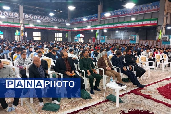 مراسم یادواره شهدا بسیج دانش‌آموزی در مصلی نسیم‌شهر