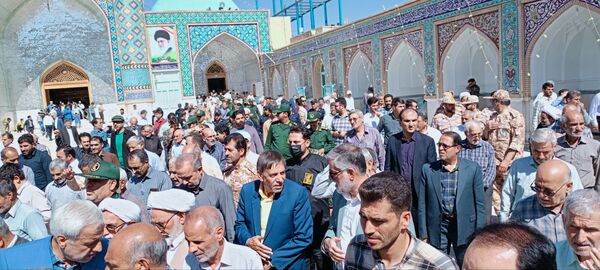 راهپیمایی جمعه خشم در کاشمر 