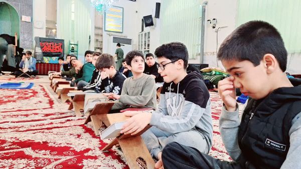 اعتکاف دانش‌آموزی در گرگان