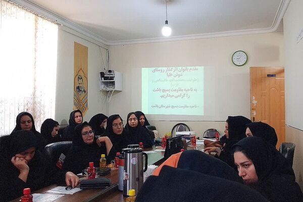 نشست هم‌اندیشی بانوان تأثیرگذار روستای شوش در باشت