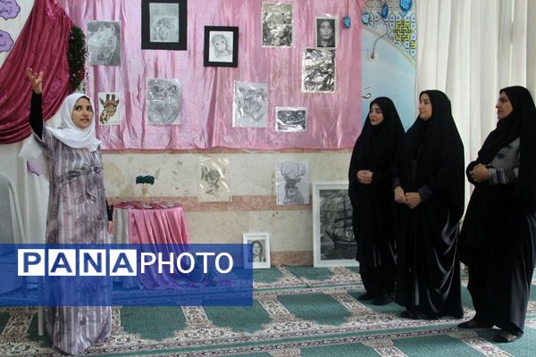 جلوه خلاقیت دانش‌آموزان بنت‌الهدی در هفته «ماها»