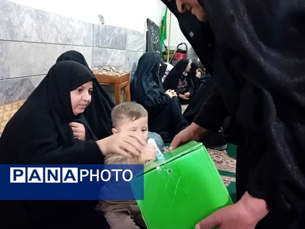 مراسم ایام فاطمیه در مسجد پنج تن آشخانه