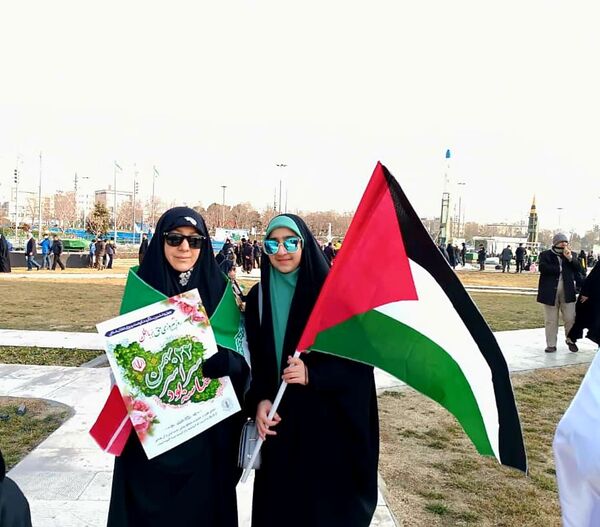 شور اسلامی در مسیر راهپیمایی تهران
