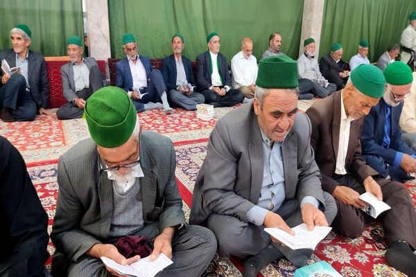 مراسم روز عرفه در مسجد جامع شهر بار 