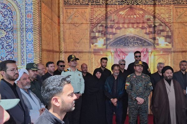 مراسم وداع با شهید امیرحسین مزینی در فریمان