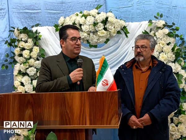 آیین تجلیل از فرهنگی بازنشسته در شهرستان مانه
