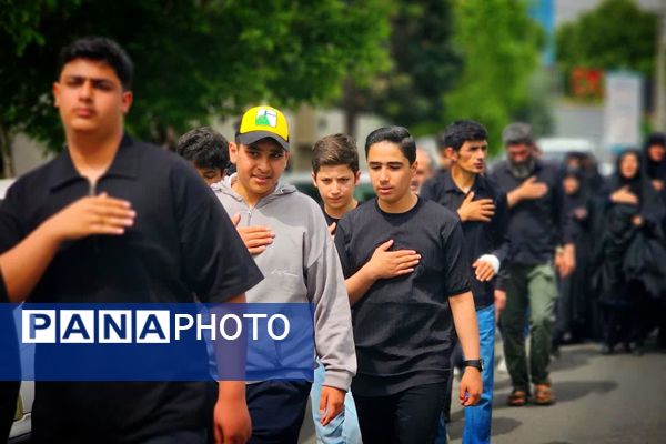 مراسم عزاداری امام صادق(ع) در مصلی هشتگرد 