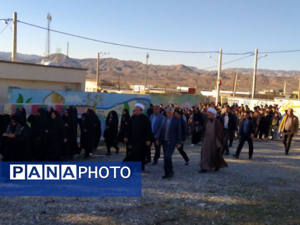 بدرقه شهید گمنام در بخش زرین‌آباد ایلام