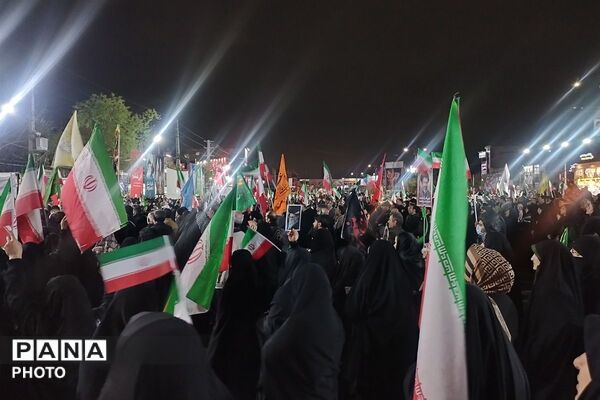 تجمع مردم غیور اسلامشهر در سی شب متوالی