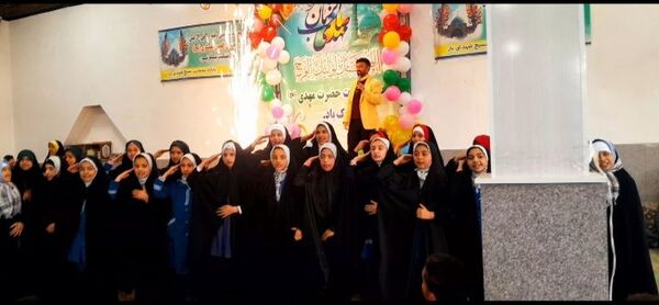 جشن میلاد با سعادت منجی عالم بشریت حضرت مهدی عجل الله در مهدیه شهر بار نیشابور 