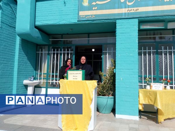 مراسم ولادت حضرت زینب و روز پرستار در دبیرستان فاطمیه
