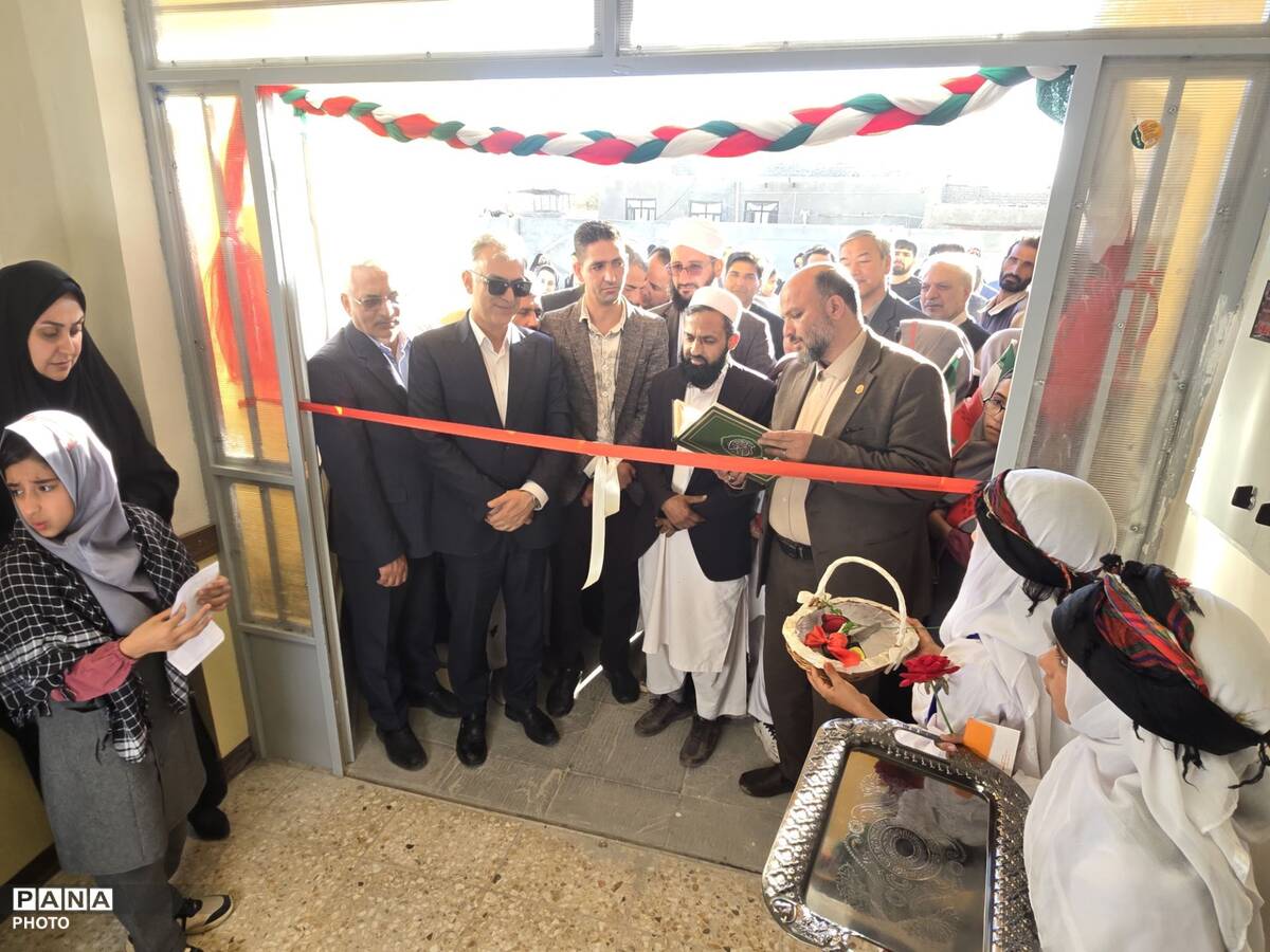 افتتاح دبستان شش کلاسه لاج شهرستان خواف 