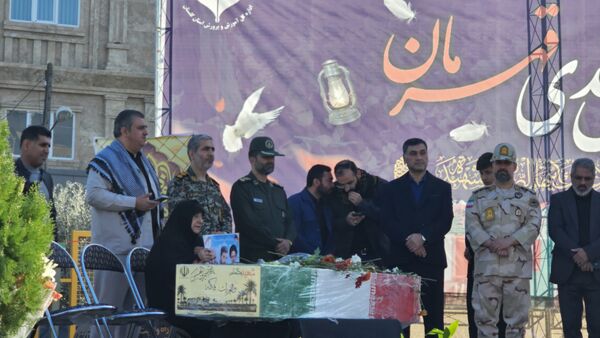 شهید گمنام در اداره کل آموزش پرورش استان گلستان آرام گرفت