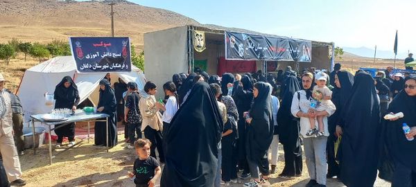 پیاده‌روی جاماندگان اربعین حسینی در نورآباد