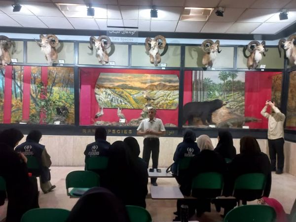 بازدید دانش آموز خبرنگاران پانا از موزه ی تنوع زیستی پارک پردیسان تهران