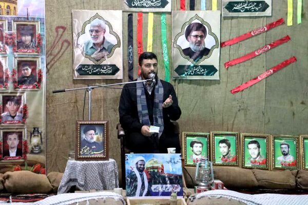 مراسم گرامیداشت دهه بصیرت در روستای جعفرآباد قم