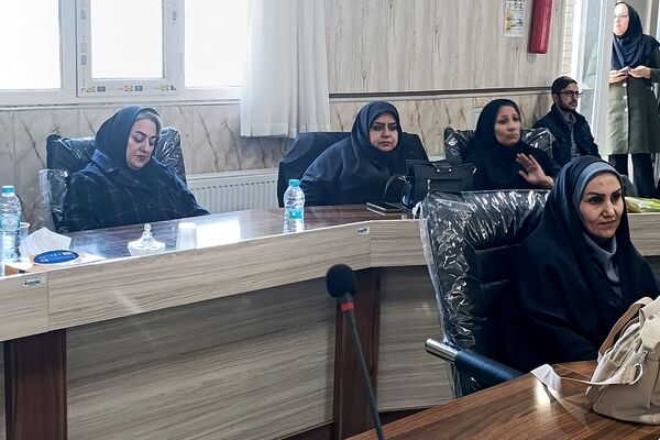 جلسه مراقبین سلامت مدارس در نیشابور 