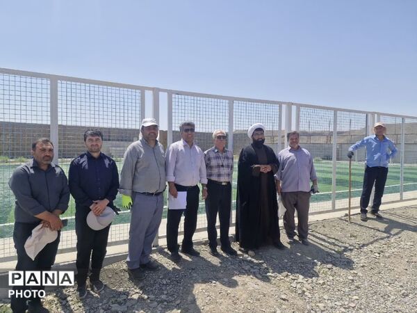 عملیات اجرایی آموزشگاه ۶ کلاسه «شهید دربندی» در روستای قلعه‌ نوِ کلات 