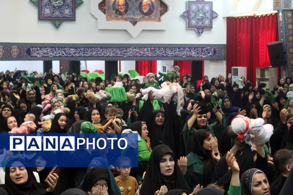 اجتماع بزرگ شیرخوارگان حسینی در حسینیه ثارالله یاسوج