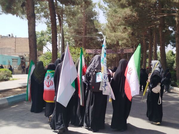حضور مردم نیشابور در راهپیمایی جاماندگان اربعین حسینی