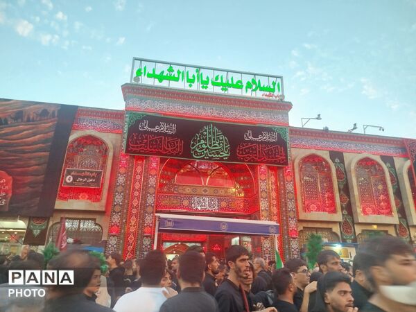 عاشقان حرم اباعبدالله الحسن در روز اربعین عراق 