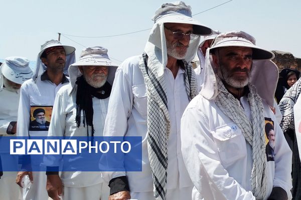 کاروان پیاده انصارالحسین به منطقه خانمیرزا رسید 