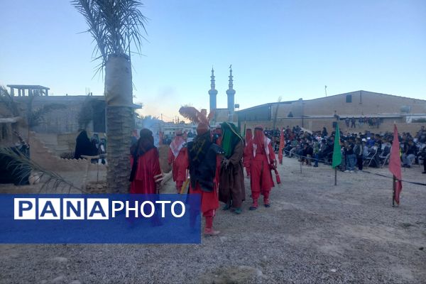 اجرای تعزیه شهادت حضرت زهرا (س) در روستای ظفرآباد شیراز