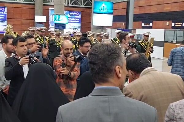 مراسم استقبال از کاروان ورزشی دانش‌آموزی «امید ایران» به میزبانی ناحیه دو شهرری 