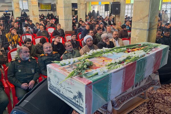 مراسم بزرگداشت سردار شهید حاج قاسم سلیمانی در گلزار شهدا شیراز 