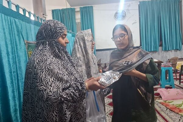 مراسم اعتکاف در مسجد امام حسین(ع) ناحیه یک شهرری