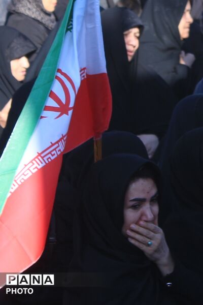 تشییع و تدفین پیکر شهید امیرحسن کاظمی