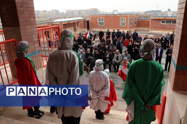 آیین افتتاح مدرسه ۱۴ کلاسه روستای خیرآباد