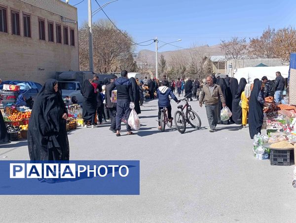 بازار شهر سفیددشت در آستانه عید نوروز