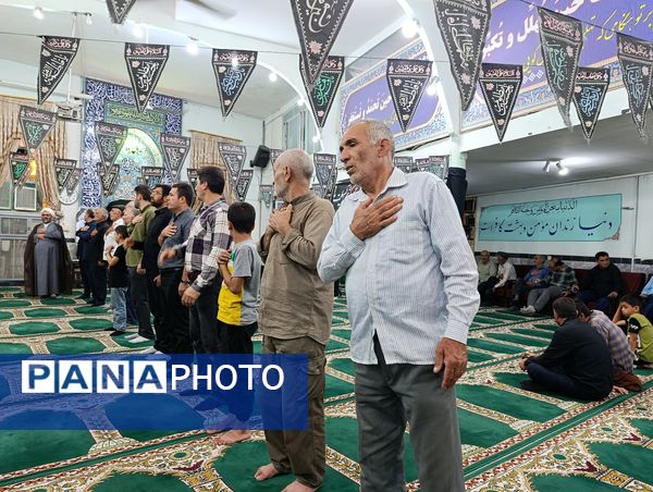 عزاداری سالروز شهادت امام حسن عسکری (ع) در مسجد صاحب‌الزمان آشخانه