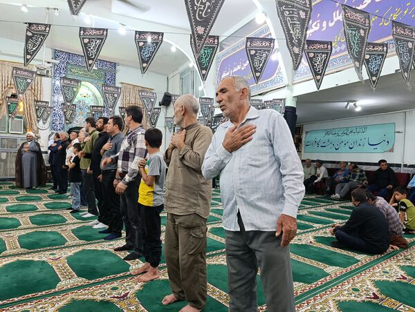 عزاداری سالروز شهادت امام حسن عسکری (ع) در مسجد صاحب‌الزمان آشخانه
