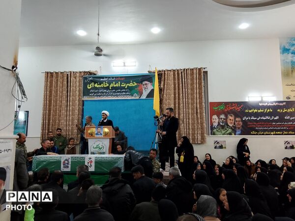 مراسم وداع با شهید علی‌اکبر خوافی در شهرستان میان‌جلگه