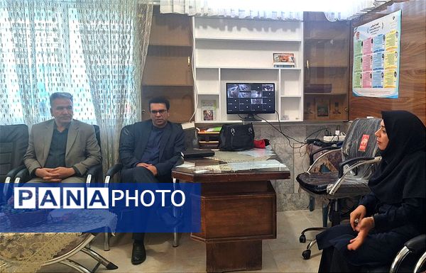 صبحگاه دبیرستان فیاض 