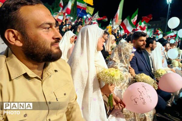 مراسم ازدواج آسان ۴۷ زوج جان فدا در شهرری