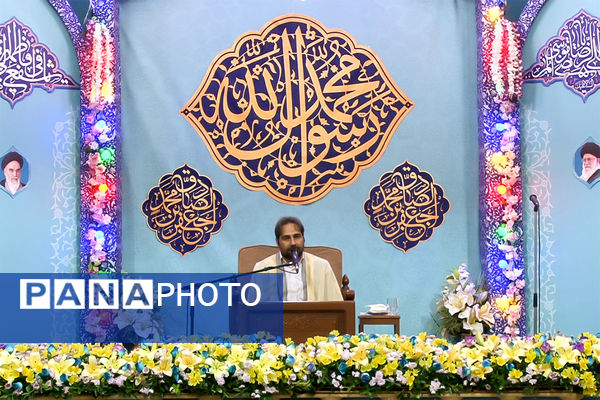 مراسم جشن میلاد پیامبر اکرم(ص) و امام جعفر صادق(ع) در حرم حضرت معصومه(س)