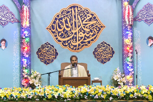 مراسم جشن میلاد پیامبر اکرم(ص) و امام جعفر صادق(ع) در حرم حضرت معصومه(س)