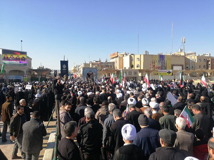 تشییع پیکرهای مطهر 7 شهید گمنام همزمان با سالروز شهادت حضرت زهرا(س) در قم