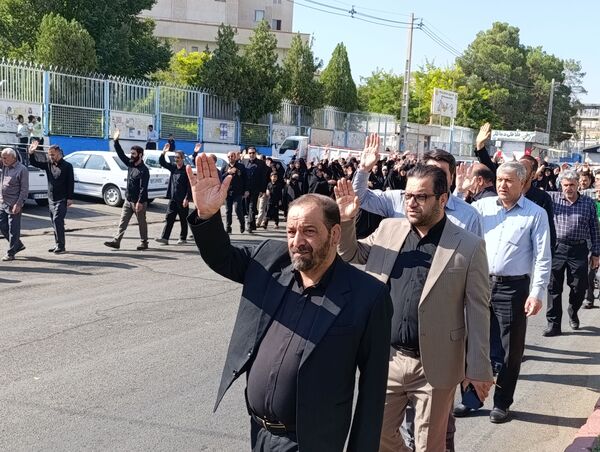 اجتماع جاماندگان اربعین حسینی در اسلام آباد غرب