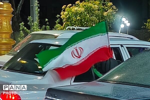 رژه خودرویی شبانه در بهارستان دو