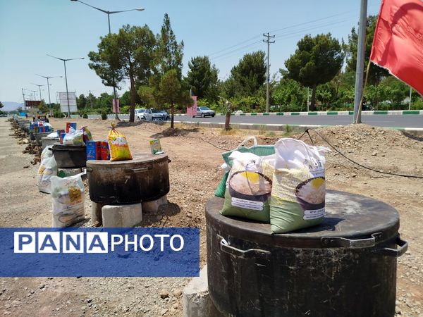 آماده سازی 110 دیگ اطعام علوی در کاشمر